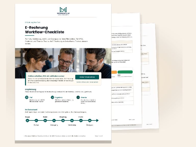 Vorschau des Download-Assets E-Rechnung Workflow-Checkliste