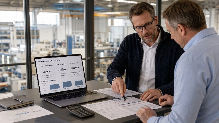Titelbild zum Artikel 'Unternehmenswert berechnen: Formel, Faustformel & Beispiel'