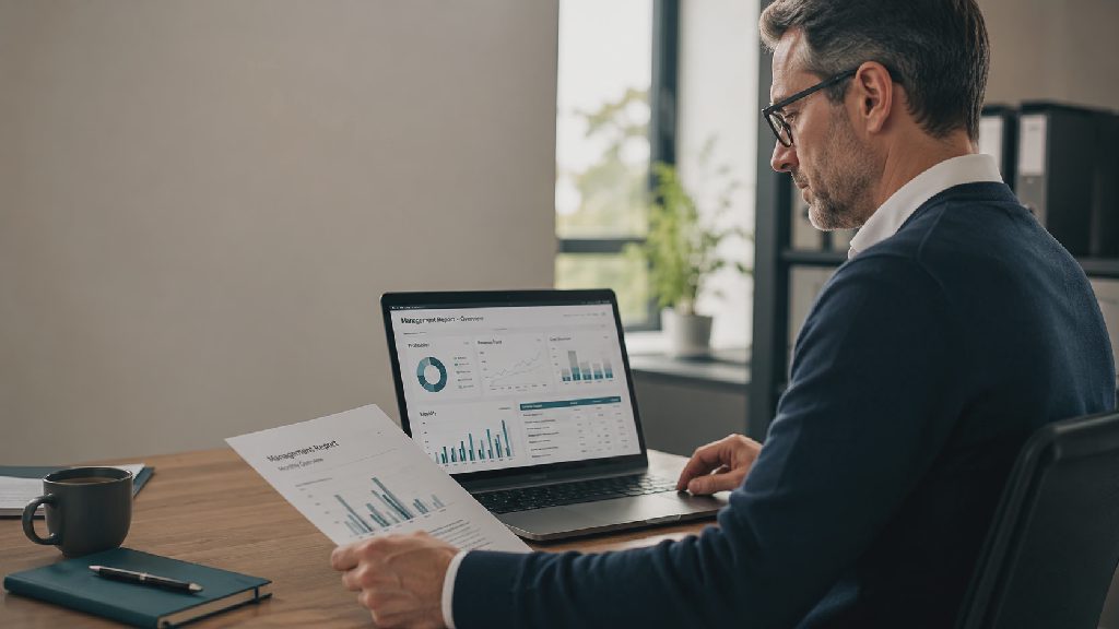 Controller erstellt aus BWA- und SuSa-Exporten einen Management Report.